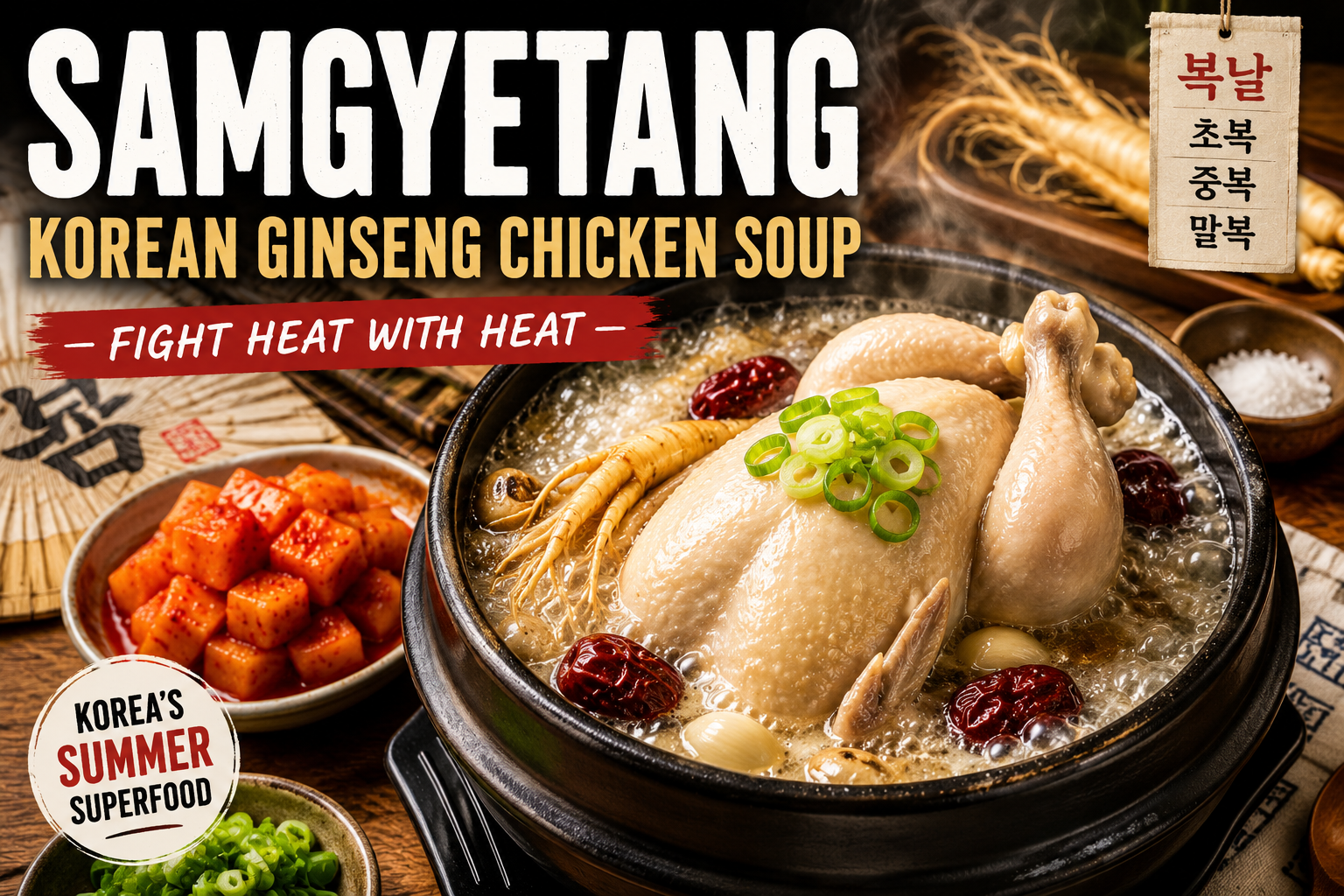 Samgyetang: Why Koreans Eat Hot Chicken Soup on the Hottest Days