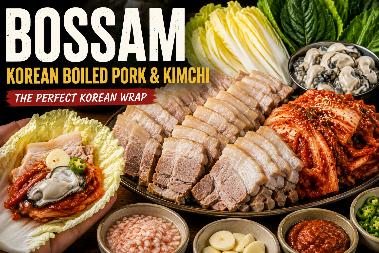 Bossam: Korean Boiled Pork, Kimchi & the Art of the Perfect Wrap