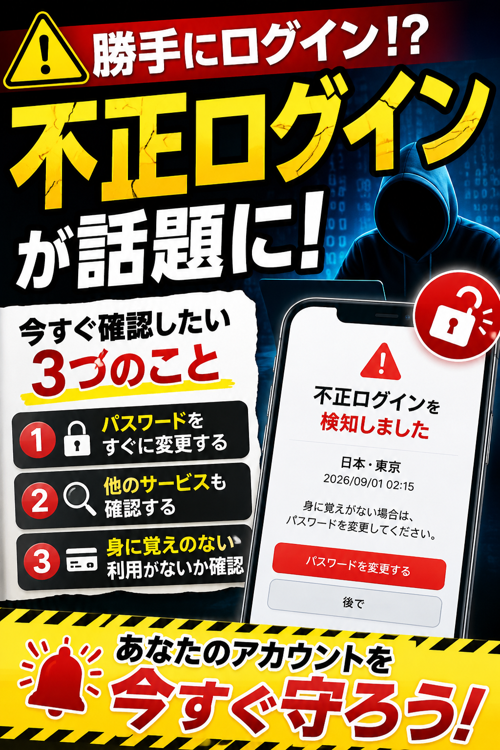 不正ログインが話題に｜知らない購入履歴があったら？今すぐ確認したい5つのこと