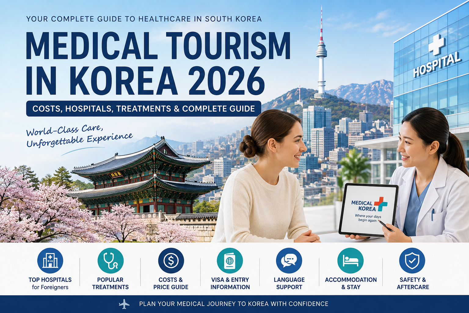 Medical tourism in Korea 2026 guide for foreigners seeking hospitals, treatments and medical care in South Korea