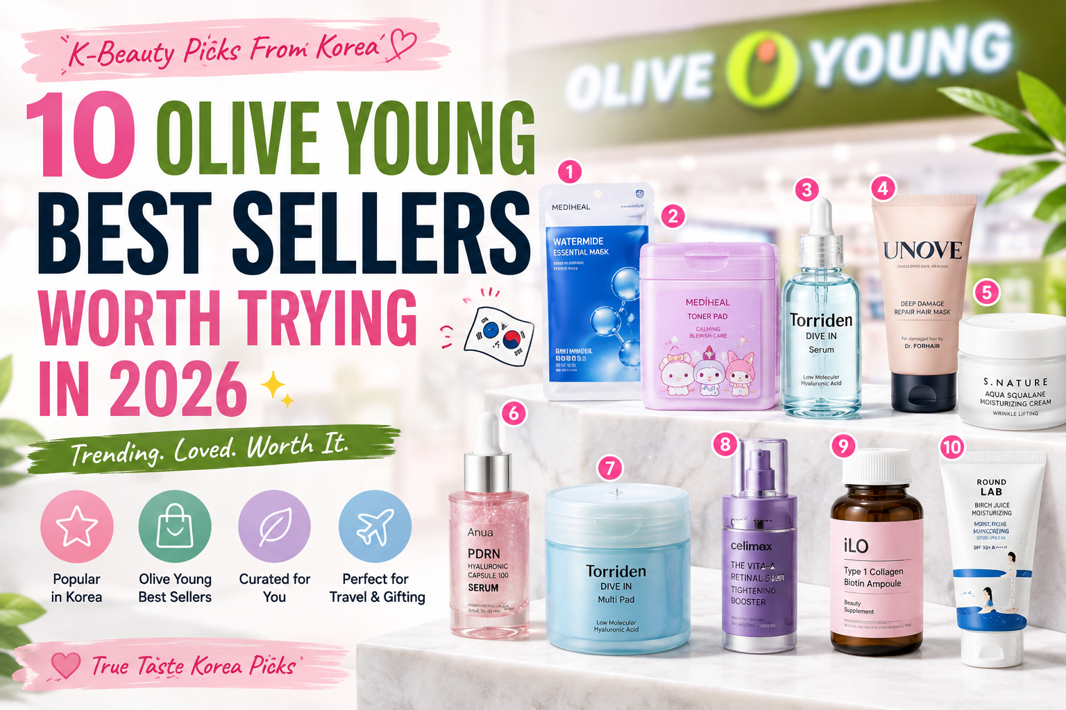 10 Olive Young Best Sellers Worth Trying in 2026: K-Beauty Picks From Korea