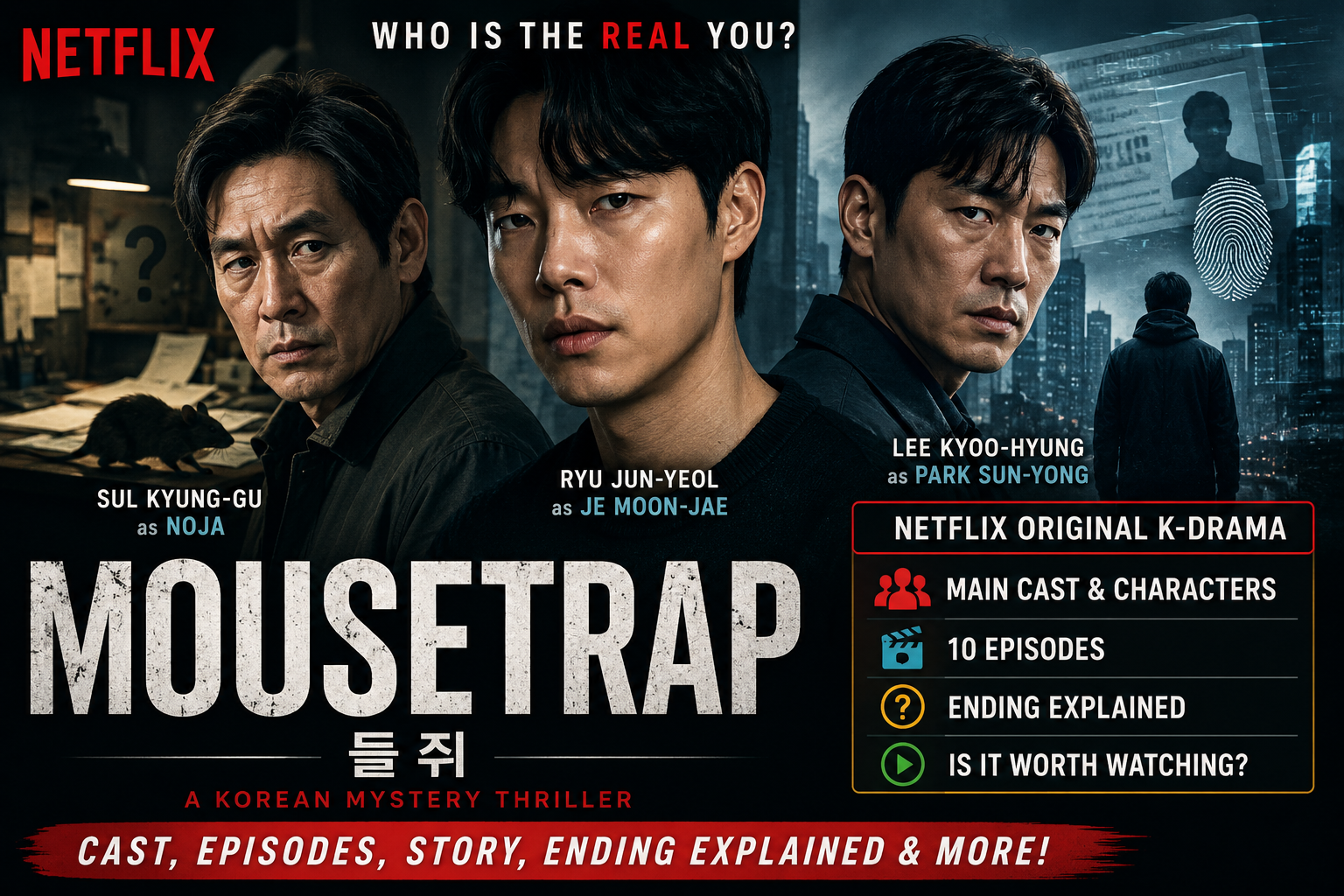 Mousetrap K-Drama Cast, Characters, Episodes & Ending Explained