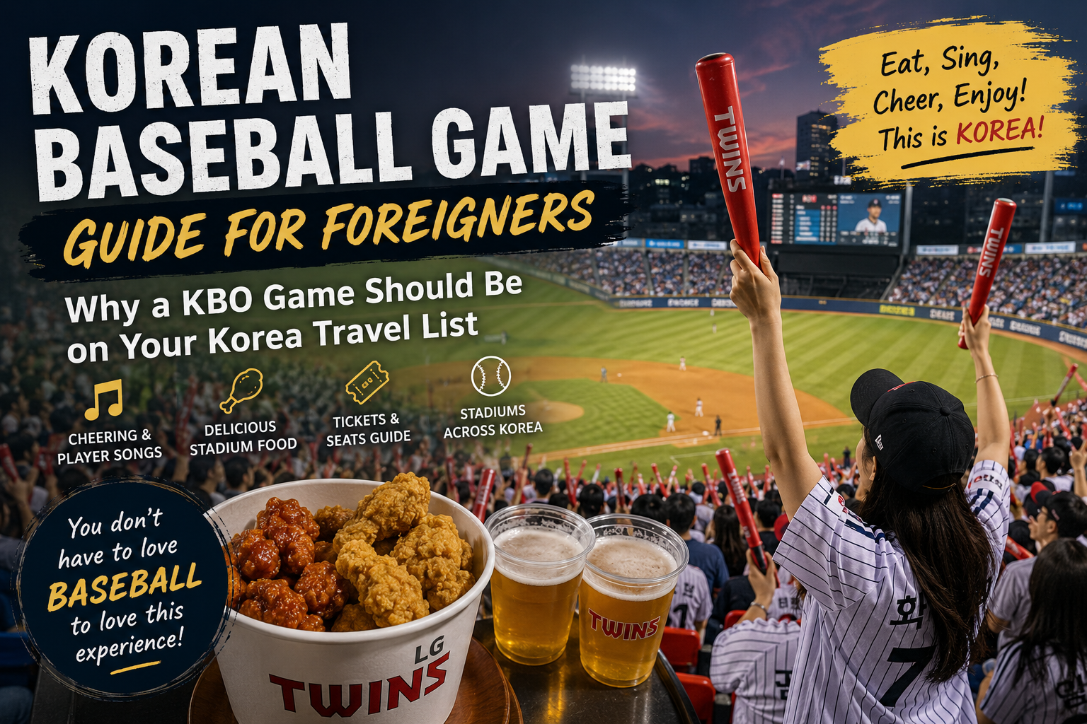 Korean Baseball Game Guide for Foreigners: Why You Should Watch a KBO Game in Korea