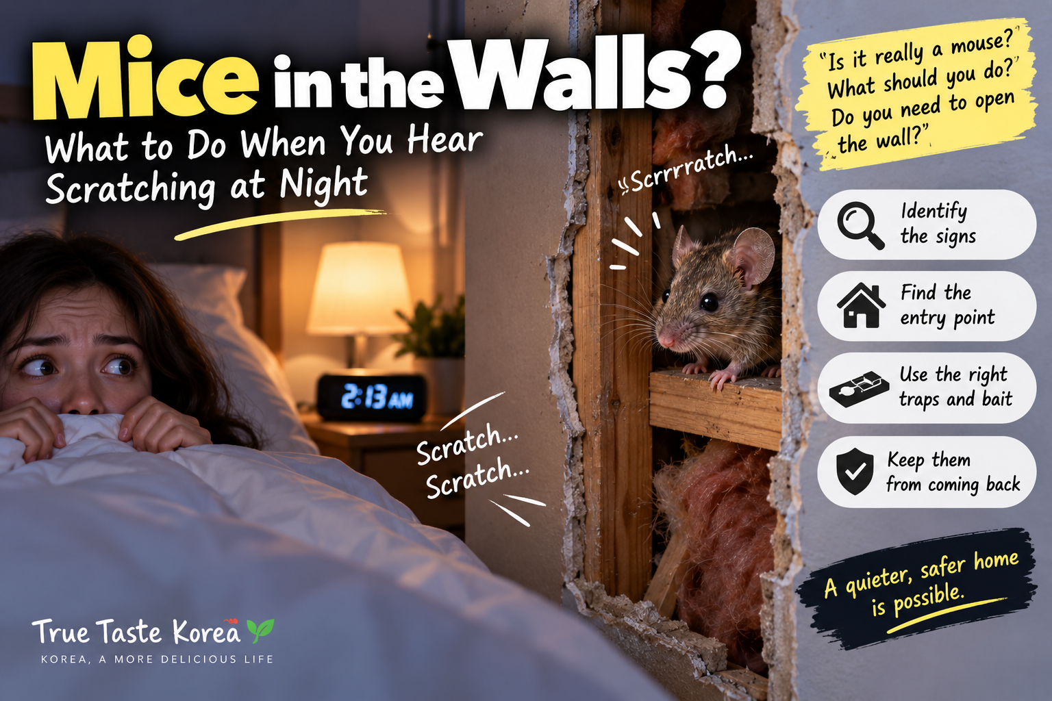 Mice in the Walls? What to Do When You Hear Scratching at Night