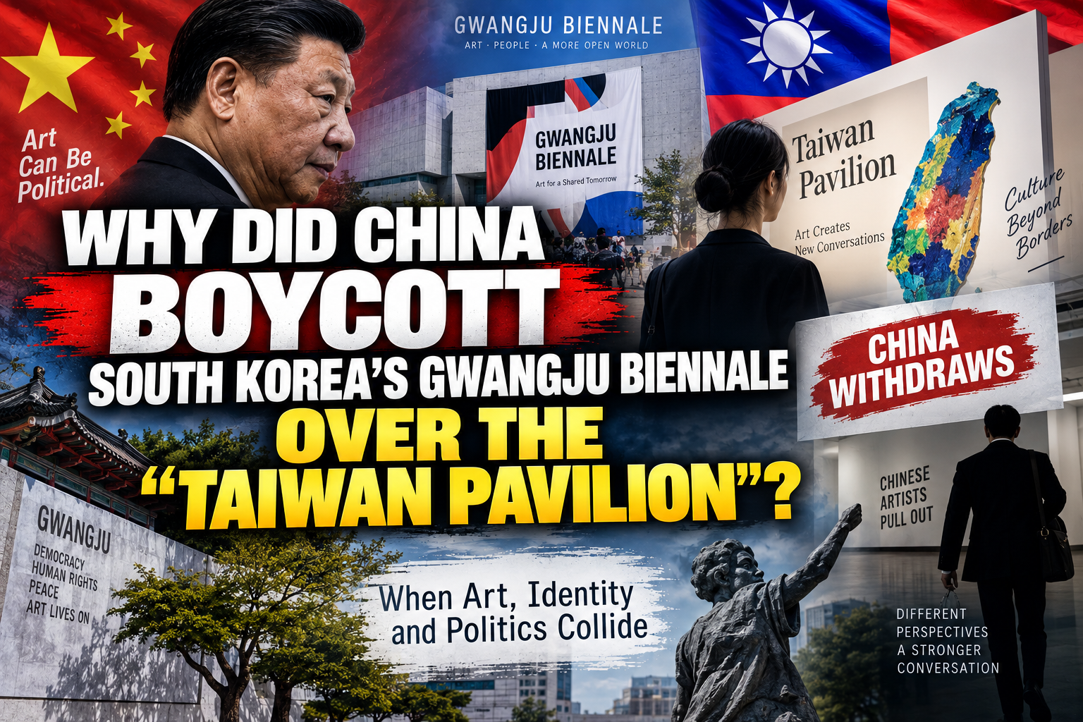 Why Did China Boycott South Korea’s Gwangju Biennale Over the “Taiwan Pavilion”?