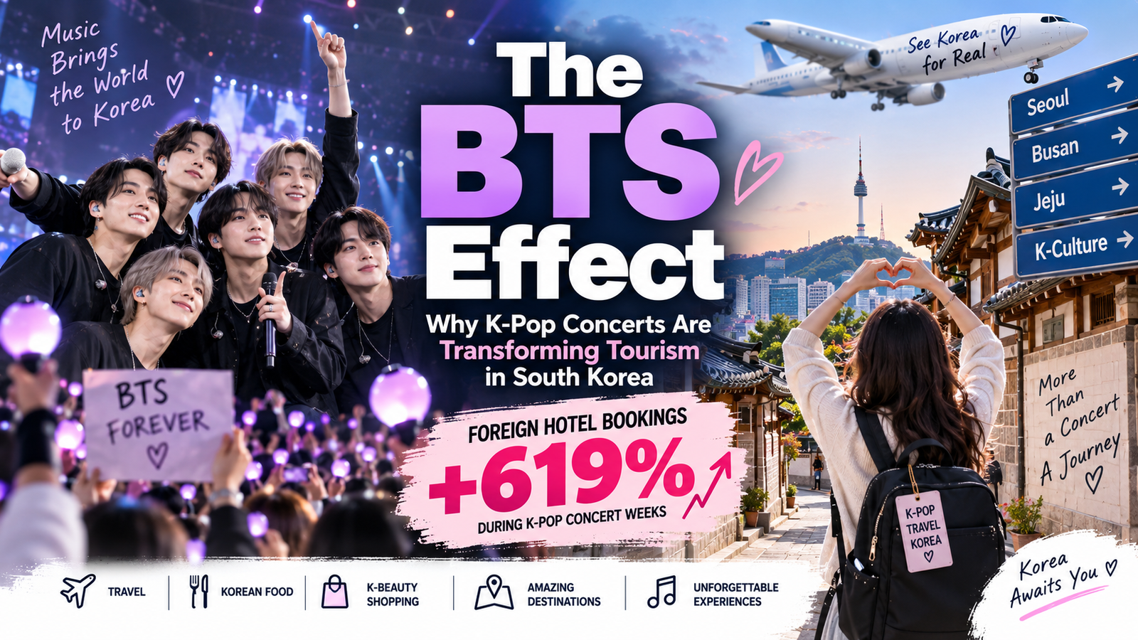 The BTS Effect: Why K-Pop Concerts Are Transforming Tourism in South Korea