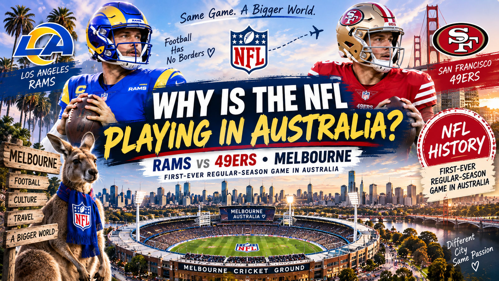 Why Is the NFL Playing a Regular-Season Game in Australia? Rams vs. 49ers in Melbourne Explained