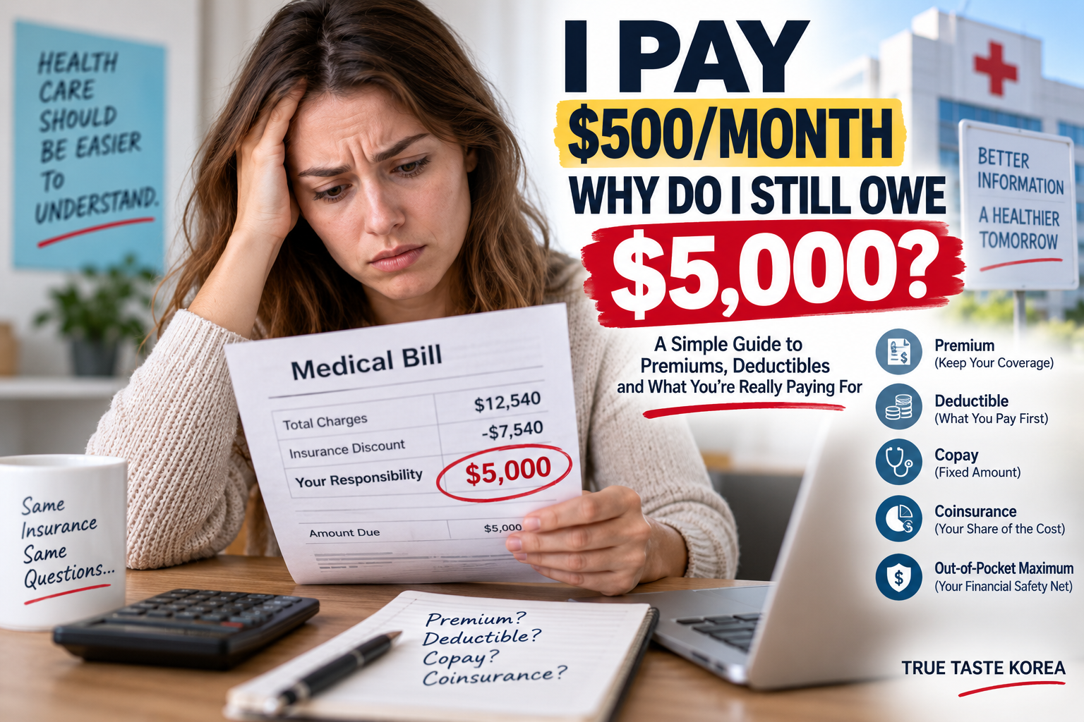 If I Pay $500 a Month for Health Insurance, Why Do I Still Have a $5,000 Deductible?